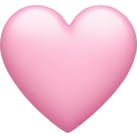 pink pastel heart emoji