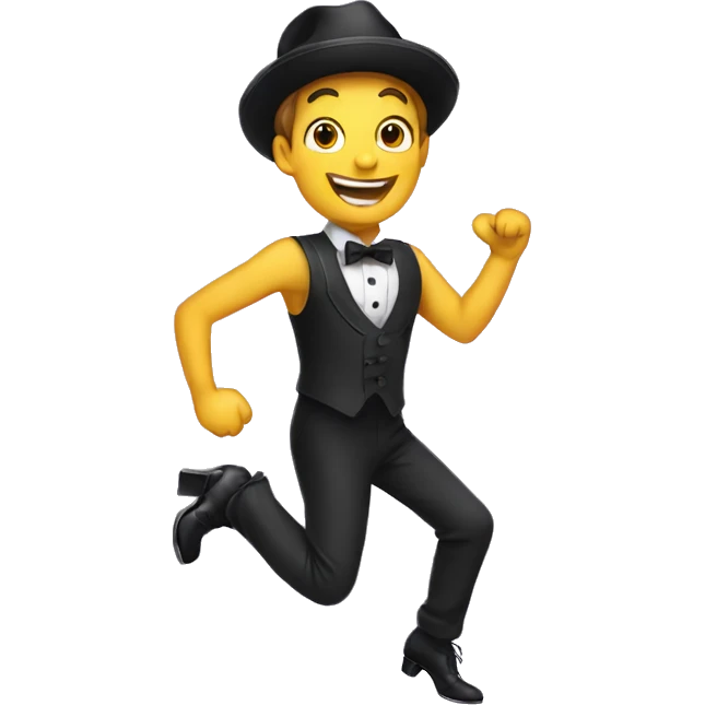 tip-tap dance emoji