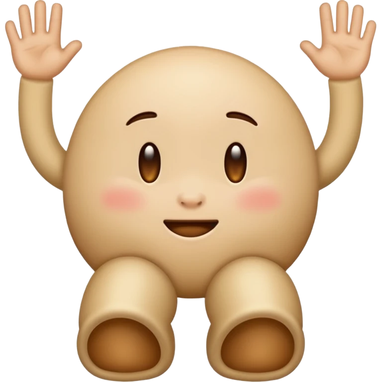 Un emojis content qui se gratte les fesse emoji