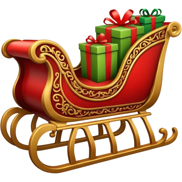 Christmas sleigh emoji