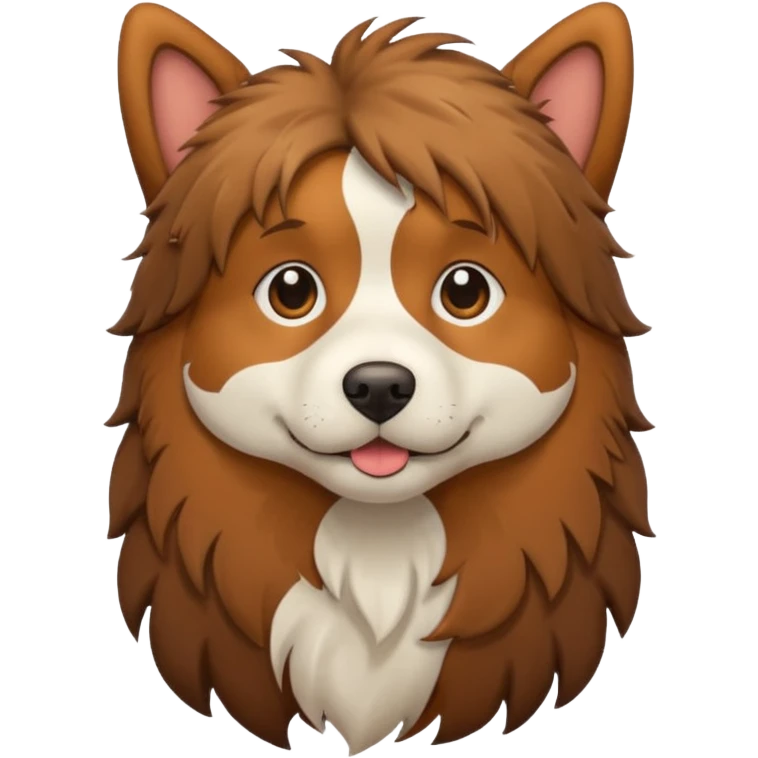 Dog with birr emoji