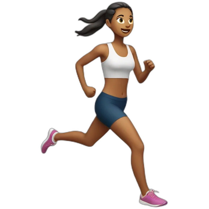 running woman emoji