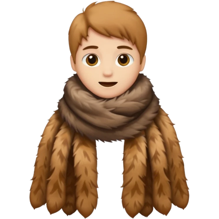 fur scarf emoji