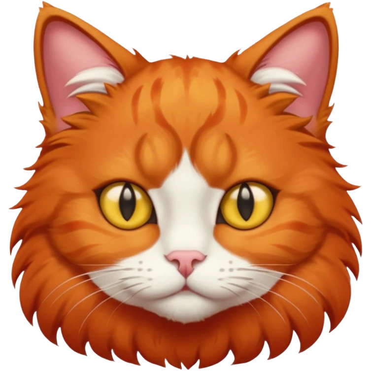 Kärleksfull röd katt emoji