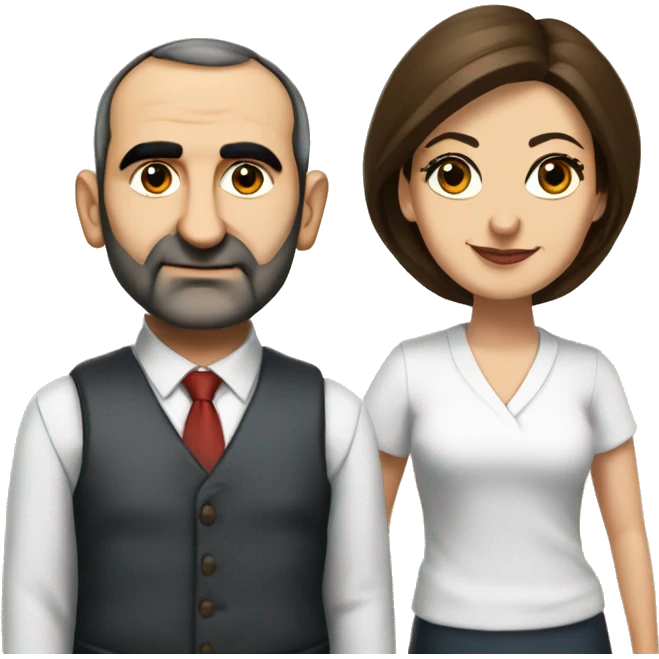 Nikol Pashinyan and Anna Hakobyan emoji