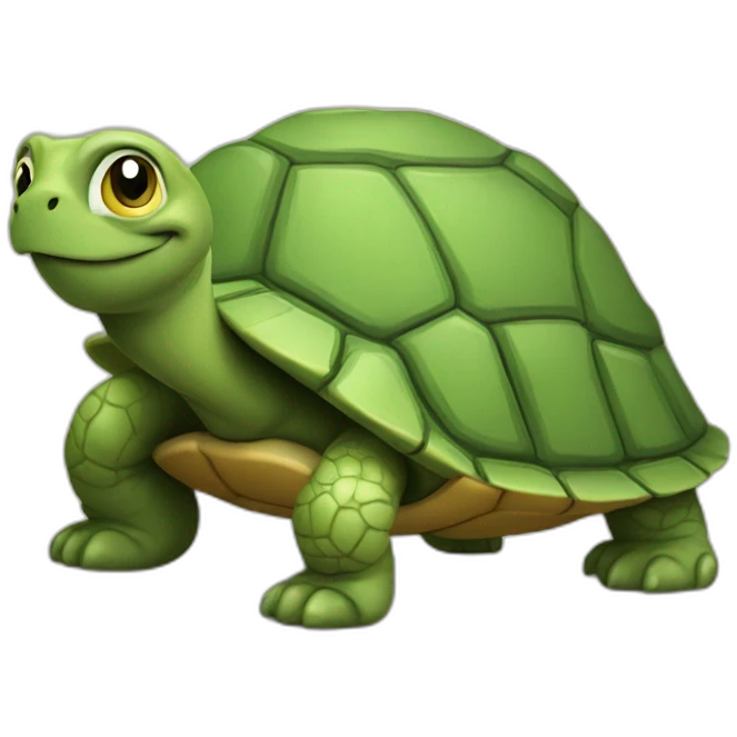 chat sur tortue emoji