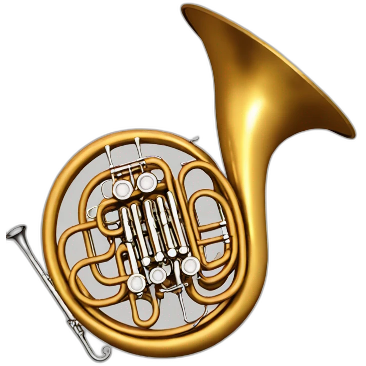 Preset_5 its a  French horn instrument emoji