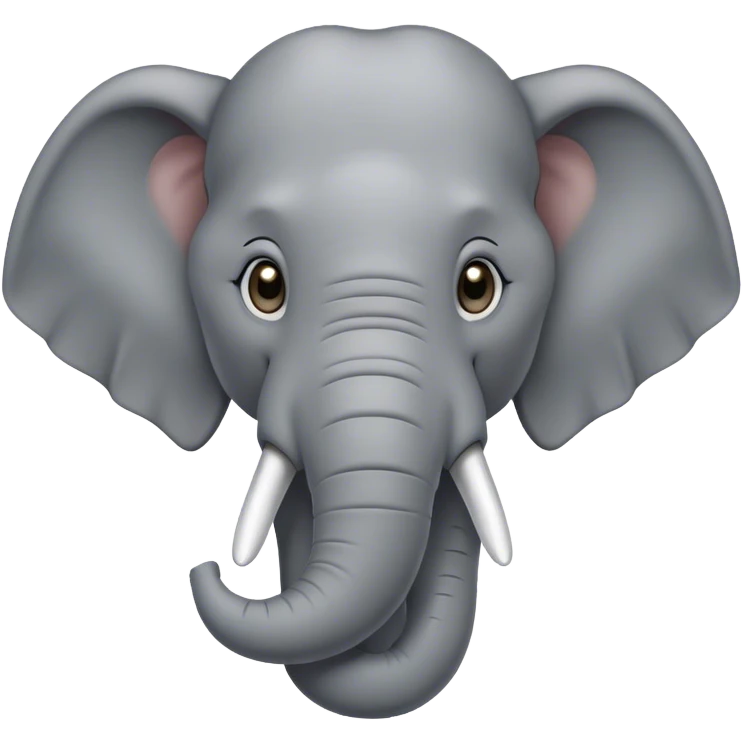 Cinematic Noble Elephant Portrait Emoji, Poised and regal, with a massive, majestic build and a smooth, well-groomed gray hide adorned with gentle wrinkles and proud tusks, deep-set soulful eyes, Simplified yet sharp and sophisticated features, highly detailed, glowing with a soft, dignified glow, high shine, intelligent and gentle, stylized with an air of ancient wisdom, focused and attentive, soft glowing outline, capturing the essence of a watchful and confident giant, so majestic it feels as though it could trump out of the screen with effortless authority! emoji