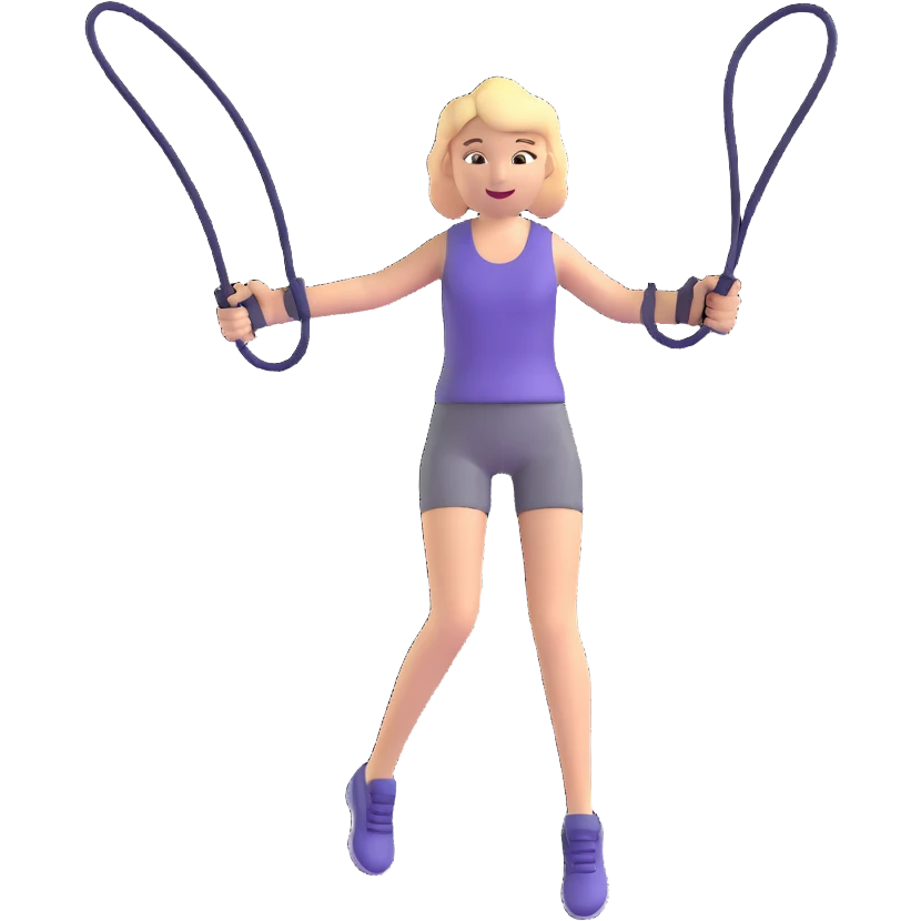 person jumping rope emoji