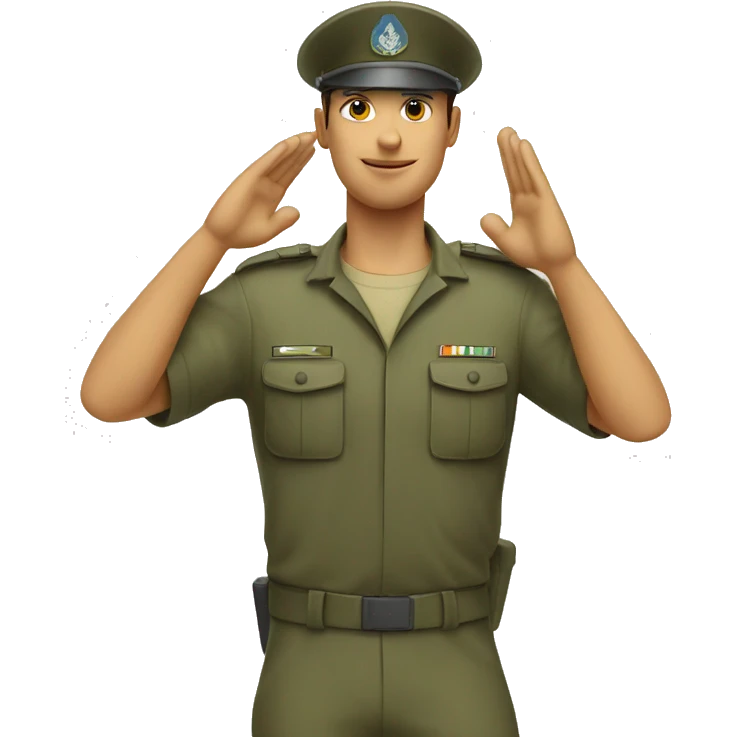 idf soldier saluting emoji