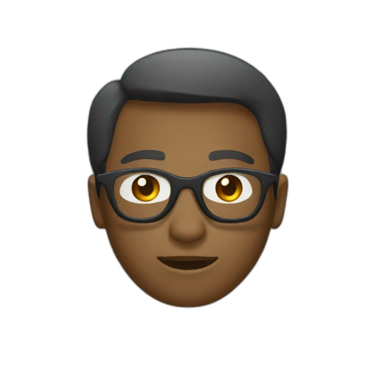 chat à lunette emoji