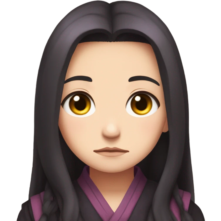 Nezuko sad emoji