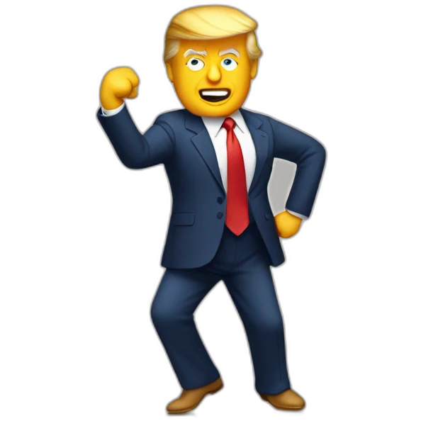 Donald Trump qui danse emoji