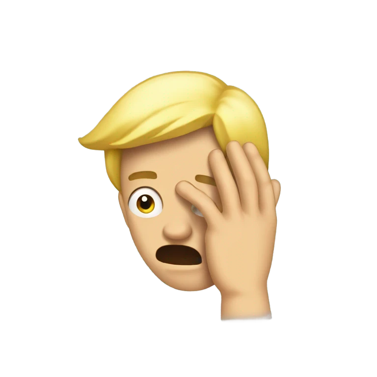 Facepalm emoji
