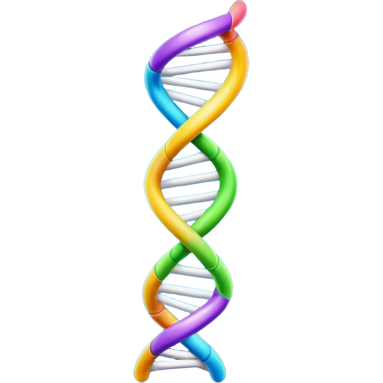 Have fun with a DNA helix emoji