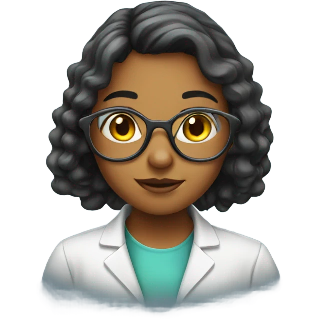girl scientist emoji
