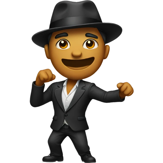 dancing gangster emoji