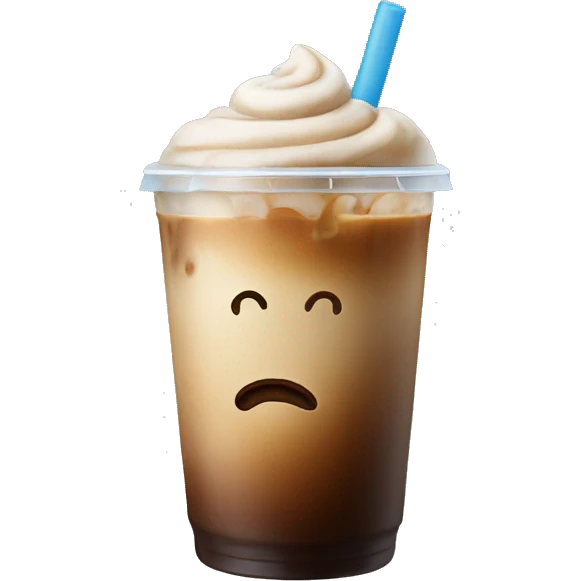 Iced coffee  emoji