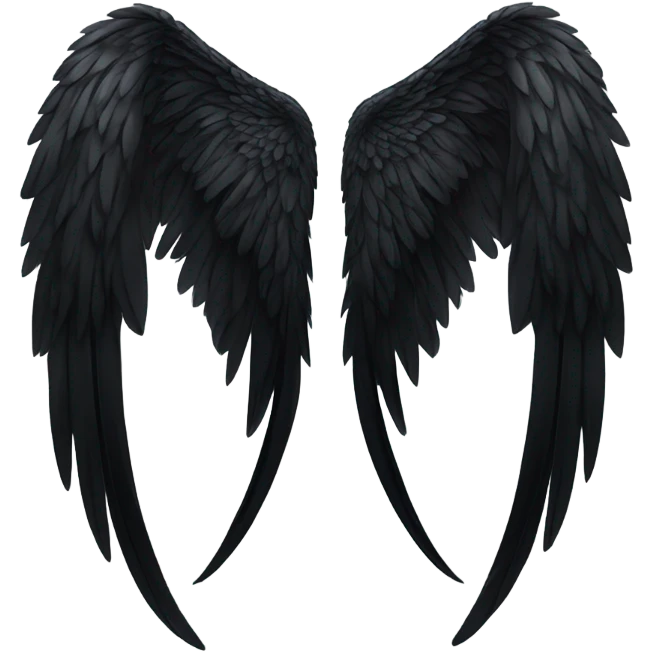 Black wings  emoji