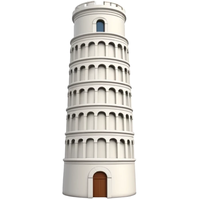 Leaning tower emoji