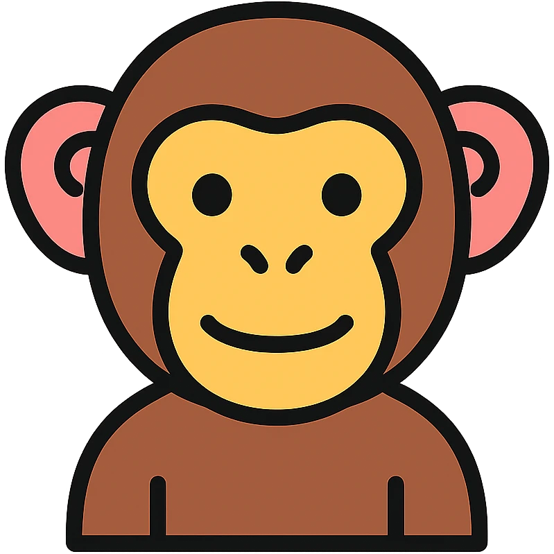 chimpanzee emoji