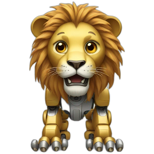 LION ROBOT emoji
