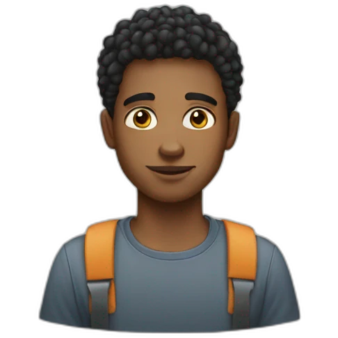 young man without job emoji