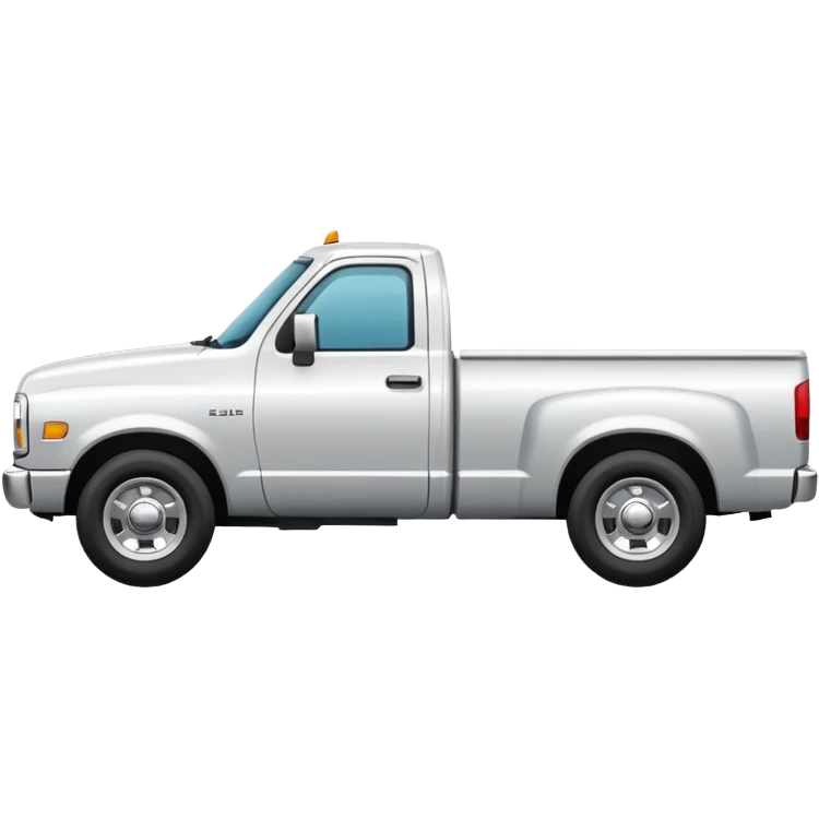 WHITE PICKUPTRUCK SIDE VIEW ELLISDON NAME ON TRUCK emoji