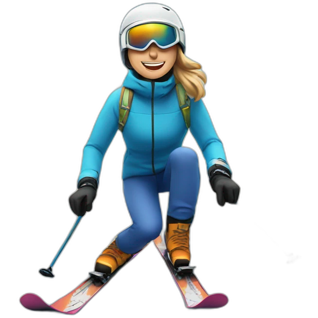 Skiing emoji