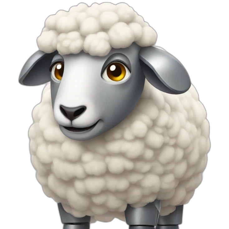 robot sheep emoji