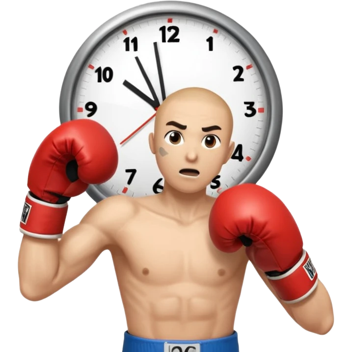 Ma verekszünk pörög az idő ⌚️🥊 emoji