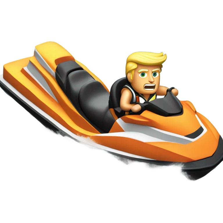 Donal trump jet skiing emoji