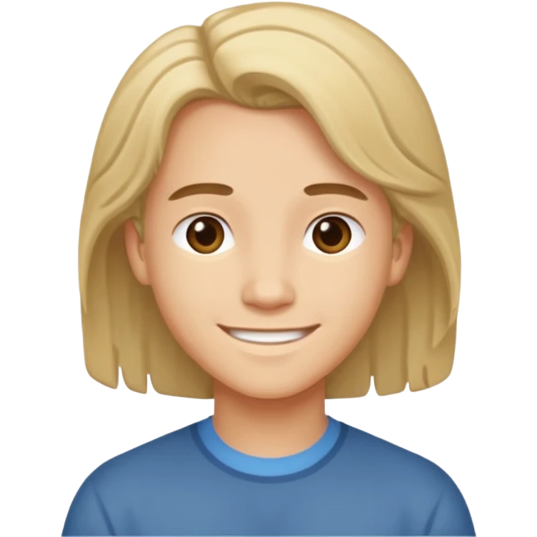 young full hairristian emoji