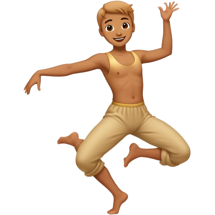 dancing happy emoji