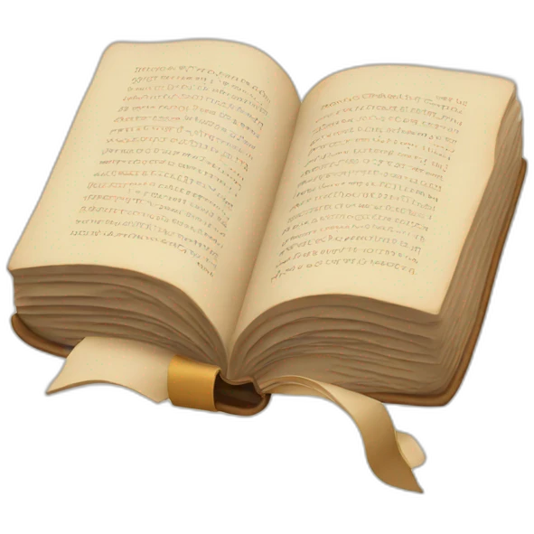 Open book emoji