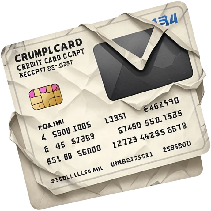 credit card receipt emoji