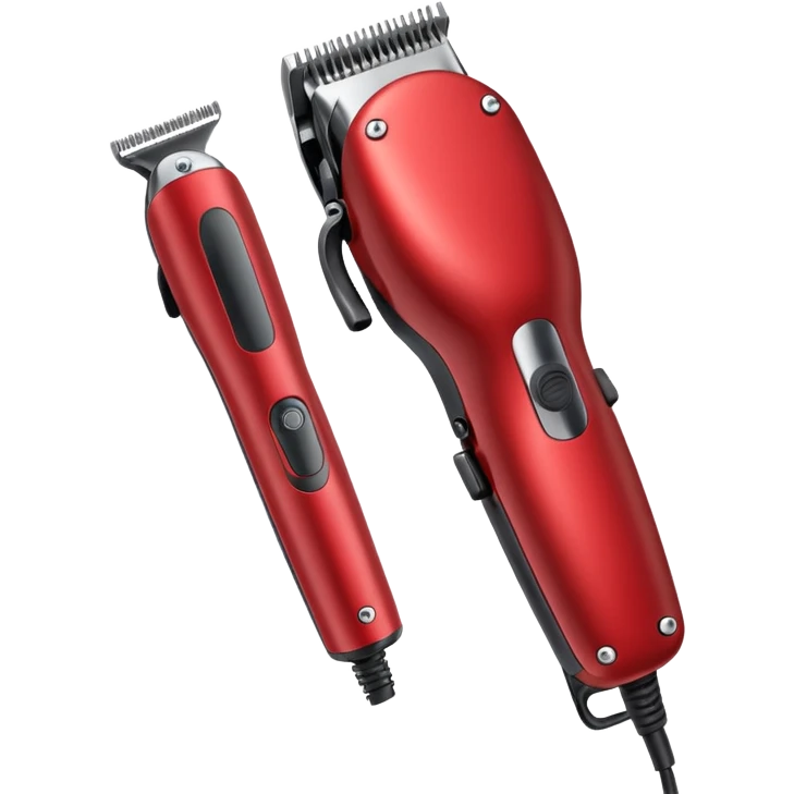 Hair Clipper red emoji
