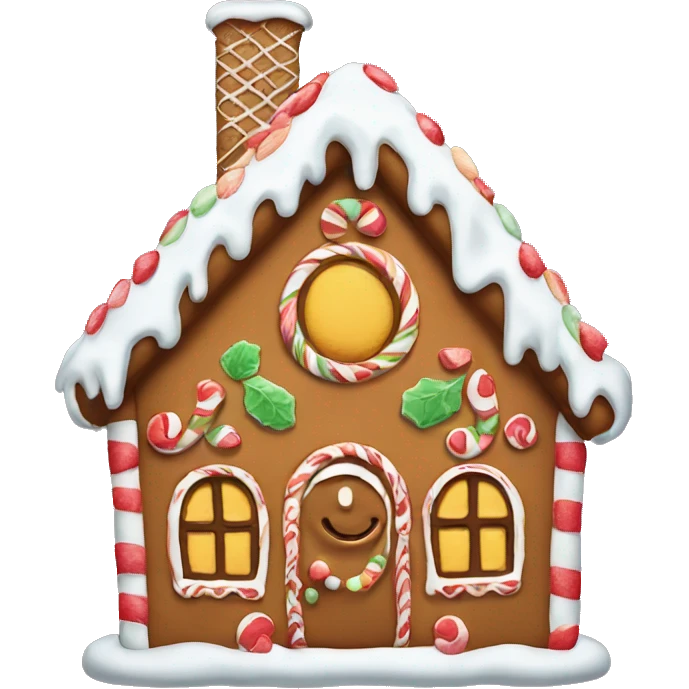 Gingerbread house emoji emoji