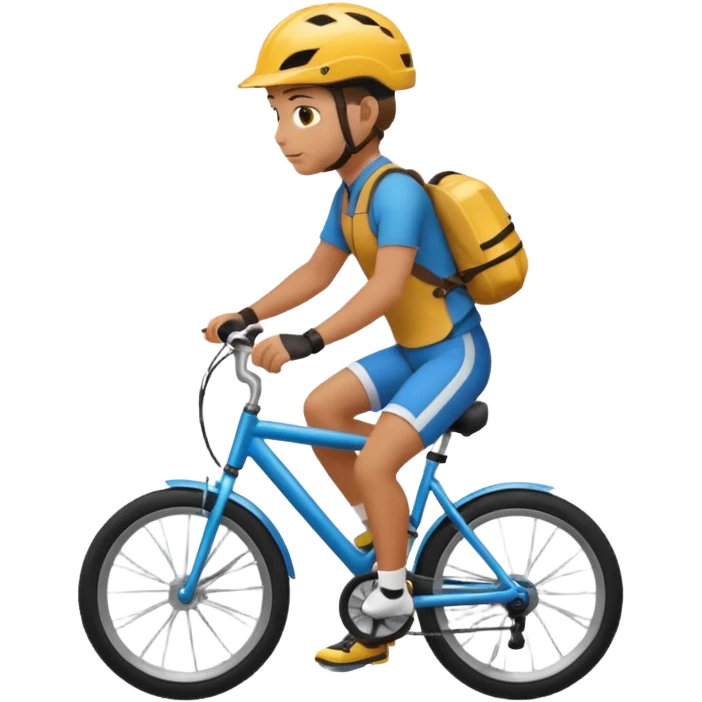 Me riding a bike emoji