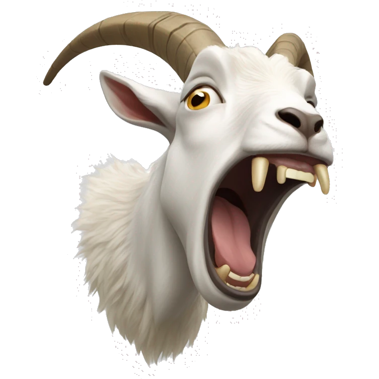 screaming goat emoji
