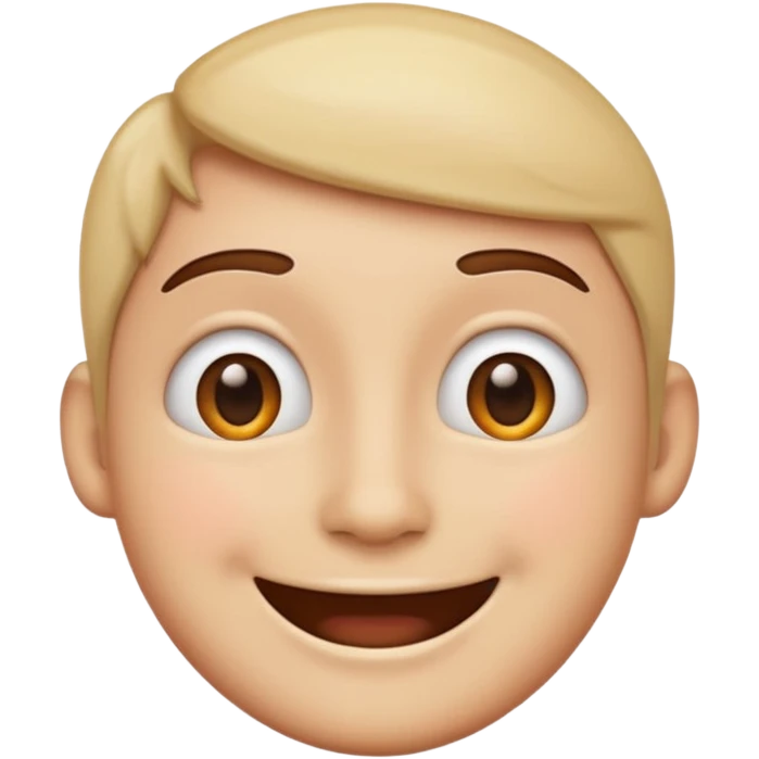 Create a emoji for soory and keep smiling always. emoji