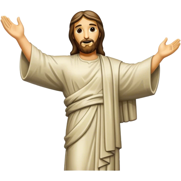 Christ the Redeemer, no frame emoji