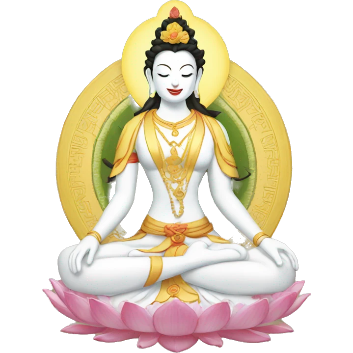 White Tara emoji