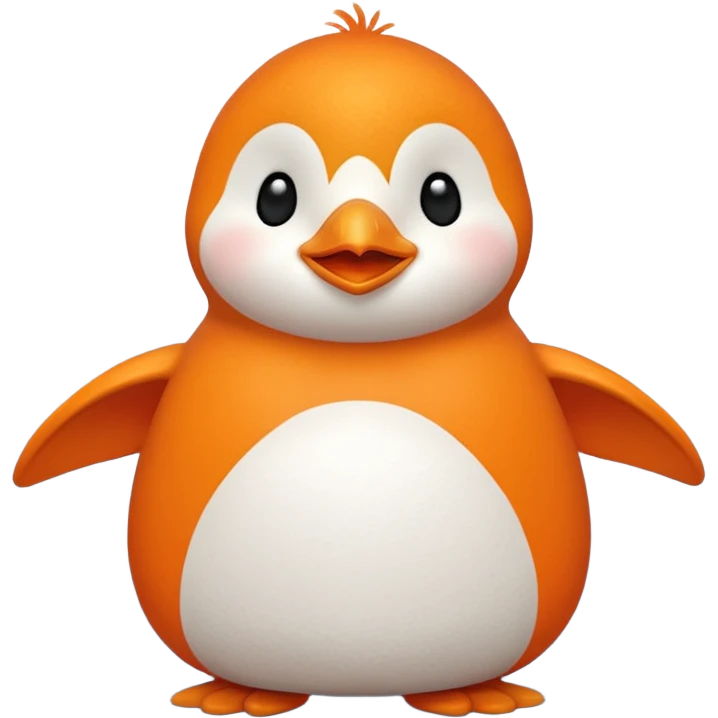 Colorful Words that spell 'Bind is Life!!!', in bright orange, and on top of the words a winking little white happy penguin emoji