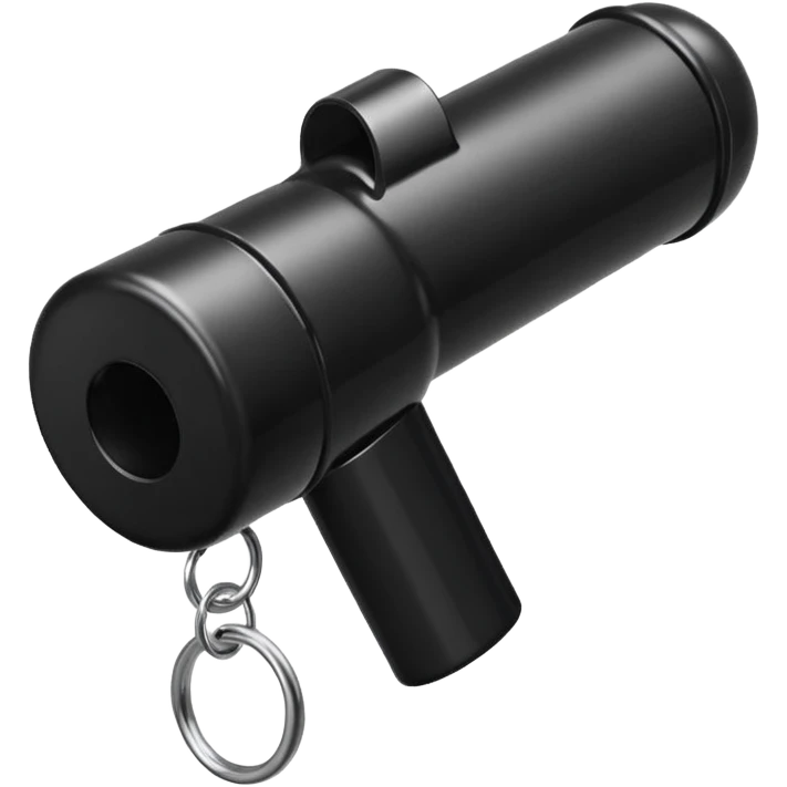 black whistle emoji