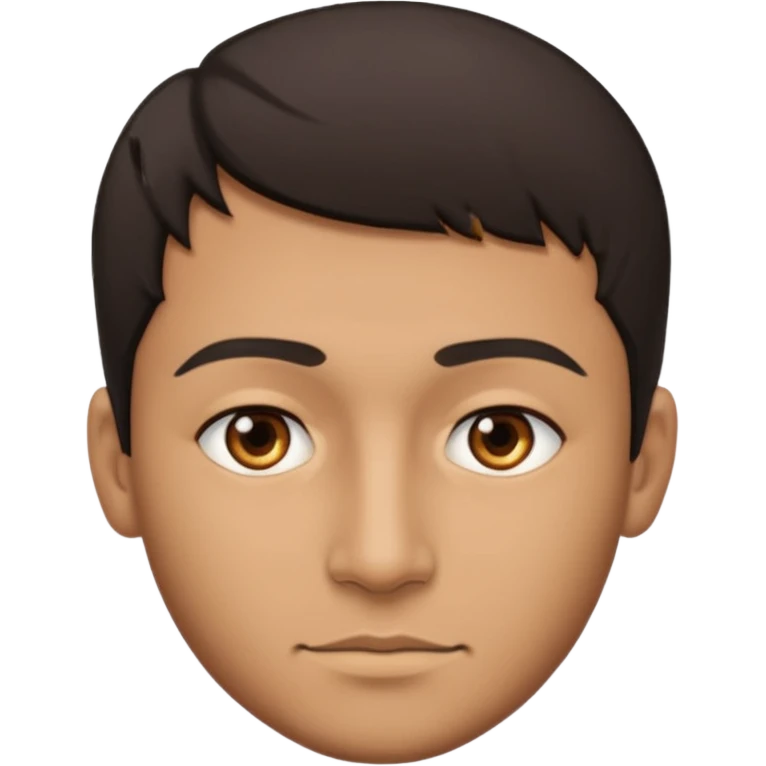 a man with two faces, half of the face looking right, half of the other part looking left emoji