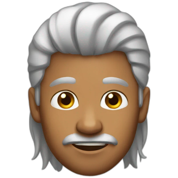 Few hair Indian guy thin legs emoji