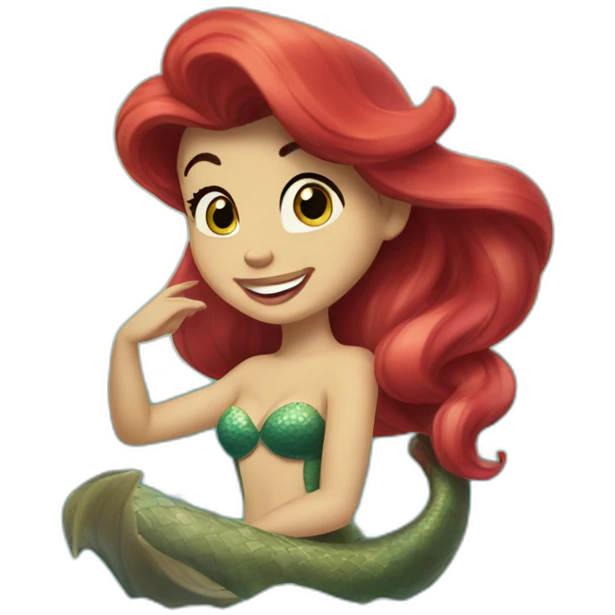 The little mermaid disney emoji