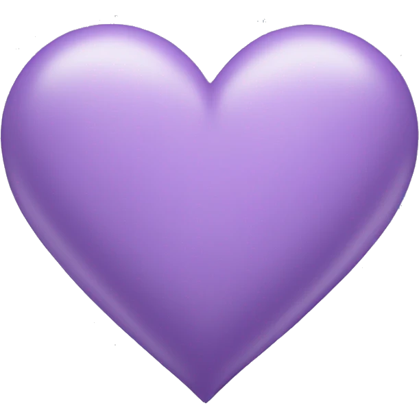 light purple heart emoji