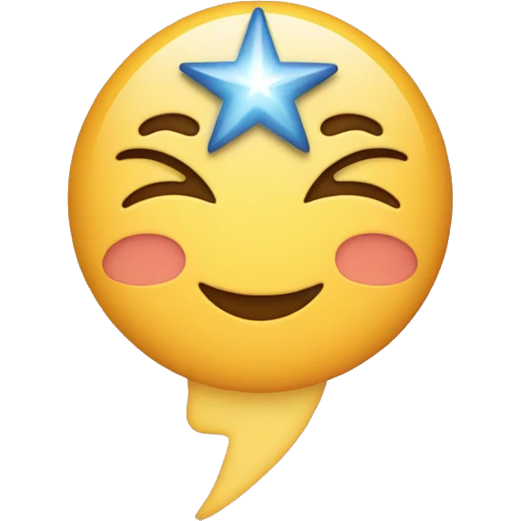 circulo con una estrella en el medio  emoji